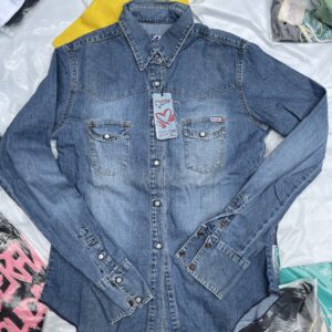 Chemise jeans femme vintage