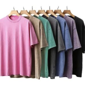 Tee-shirts oversize unisexe vintage délavé