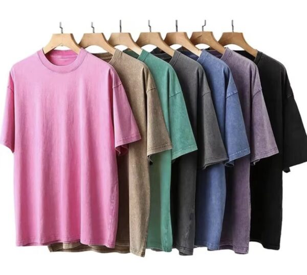 Tee-shirts oversize unisexe vintage délavé